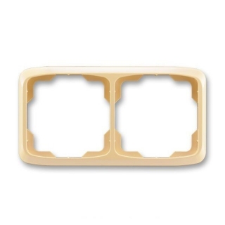 Rámeček ABB Tango 3901A-B20 D dvojnásobný vodorovný béžový