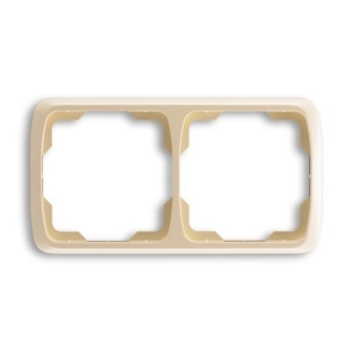 Rámeček ABB Tango 3901A-B20 C dvojnásobný vodorovný slonová kost