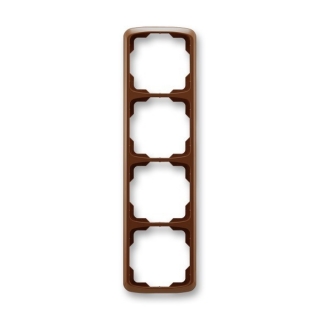 Rámeček ABB Tango 3901A-B41 H čtyřnásobný svislý hnědý