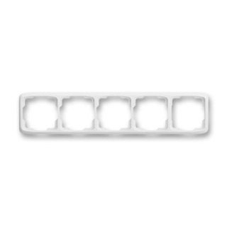 Rámeček ABB Tango 3901A-B50 B pětinásobný vodorovný bílý