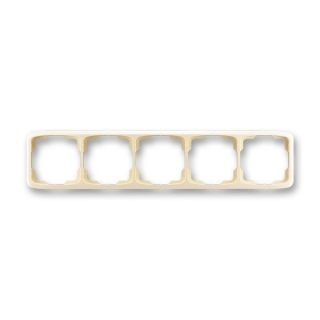 Rámeček ABB Tango 3901A-B50 C pětinásobný vodorovný slonová kost