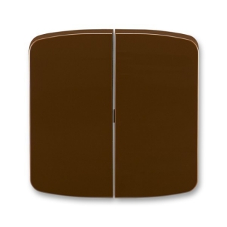 Kryt vypínače ABB Tango 3558A-A652 H dělený hnědý