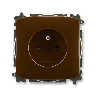 Zásuvka ABB Tango 5519A-A02357 H hnědá